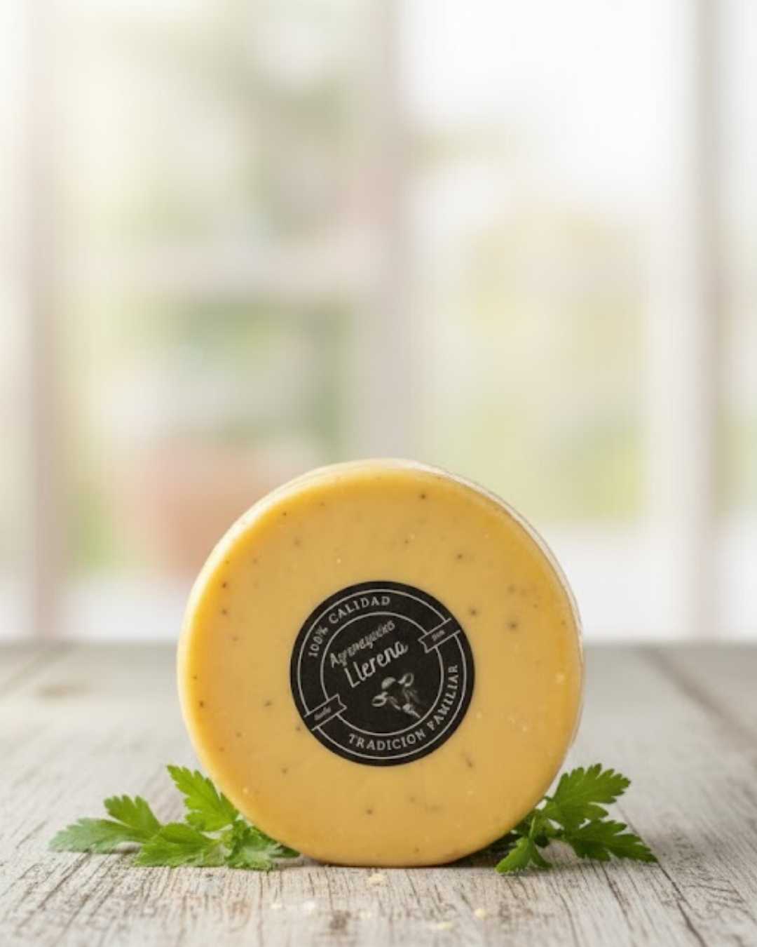 Queso fresco con finas hierbas